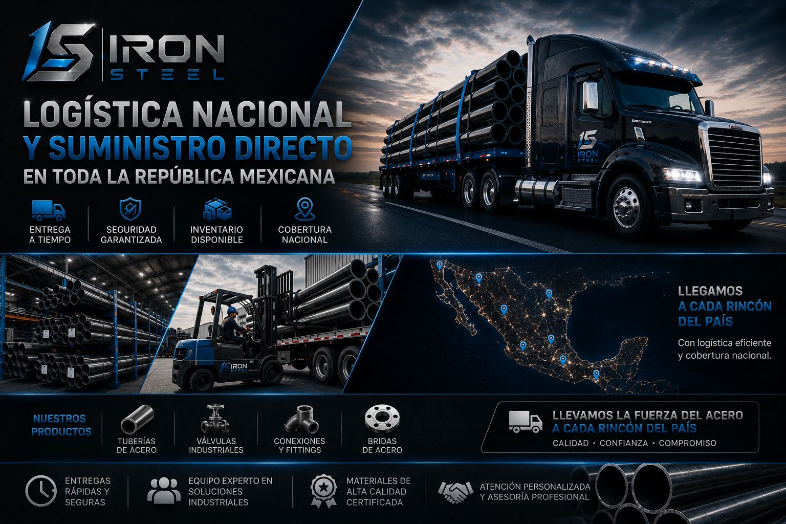 Logística Nacional y Suministro IRON STEEL